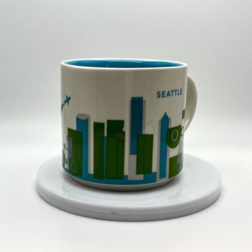 Starbucks Seattle You Are Here Coffee Mug Cup 14 oz 2013 - Picture 8 of 12